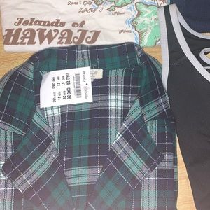 brandy melville green vivian top